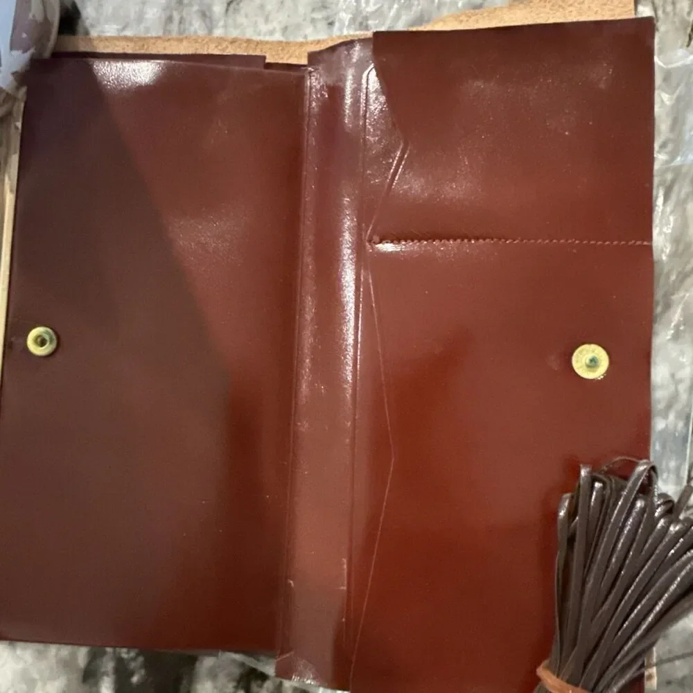 Vintage Tandy Leather The Countess Purse Wallet New Old Stock Complete Kit